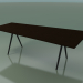 modèle 3D Table trapézoïdale 5437 (H 74 - 120-80x240 cm, plaqué wengé L21, V44) - preview