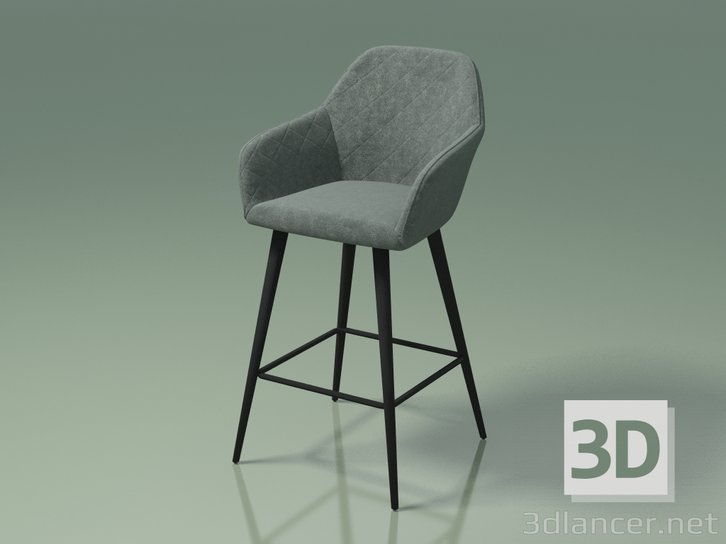 3D modeli Yarım bar sandalyesi Antiba (111838, haki) - önizleme