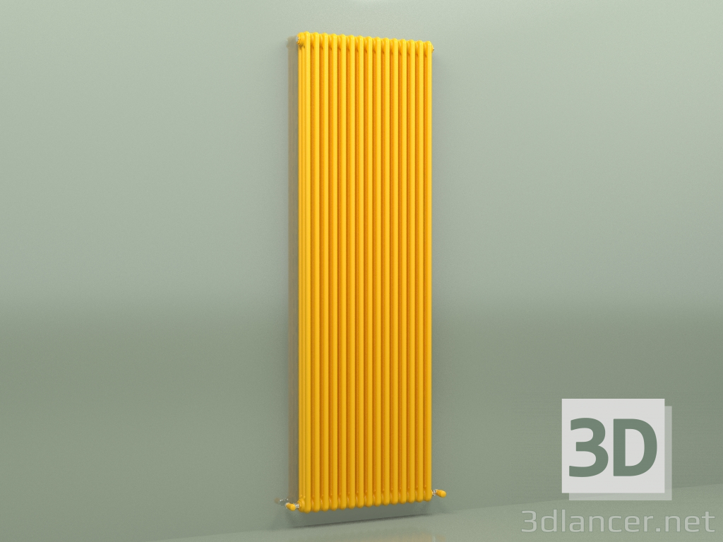 modèle 3D Radiateur TESI 3 (H 2200 15EL, jaune melon - RAL 1028) - preview