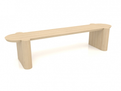 Bench BK 03 (1600x400x350, wood white)