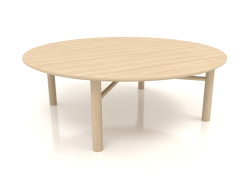 कॉफी टेबल जेटी 061 (विकल्प 1) (डी = 1200x400, लकड़ी सफेद)