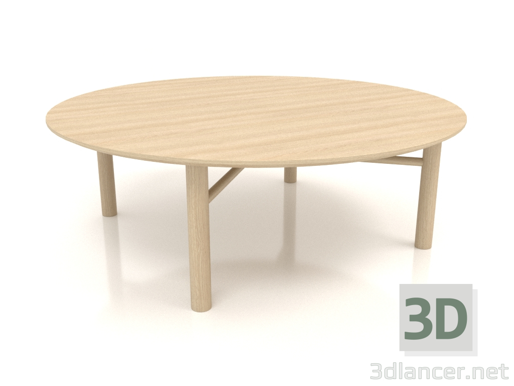 3d model Mesa de centro JT 061 (opción 1) (D=1200x400, blanco madera) - vista previa