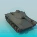 Modelo 3d Tanque T50 - preview