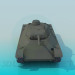 3D modeli Tank T50 - önizleme