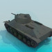 3D Modell Tank-T50 - Vorschau