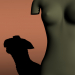 3d model human torso - preview