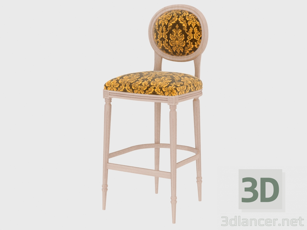 modello 3D Sedia alta (art. 85182) - anteprima