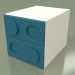 3d model Children's bedside table (Turquoise) - preview