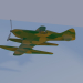 3d model avioneta hidroplano - vista previa