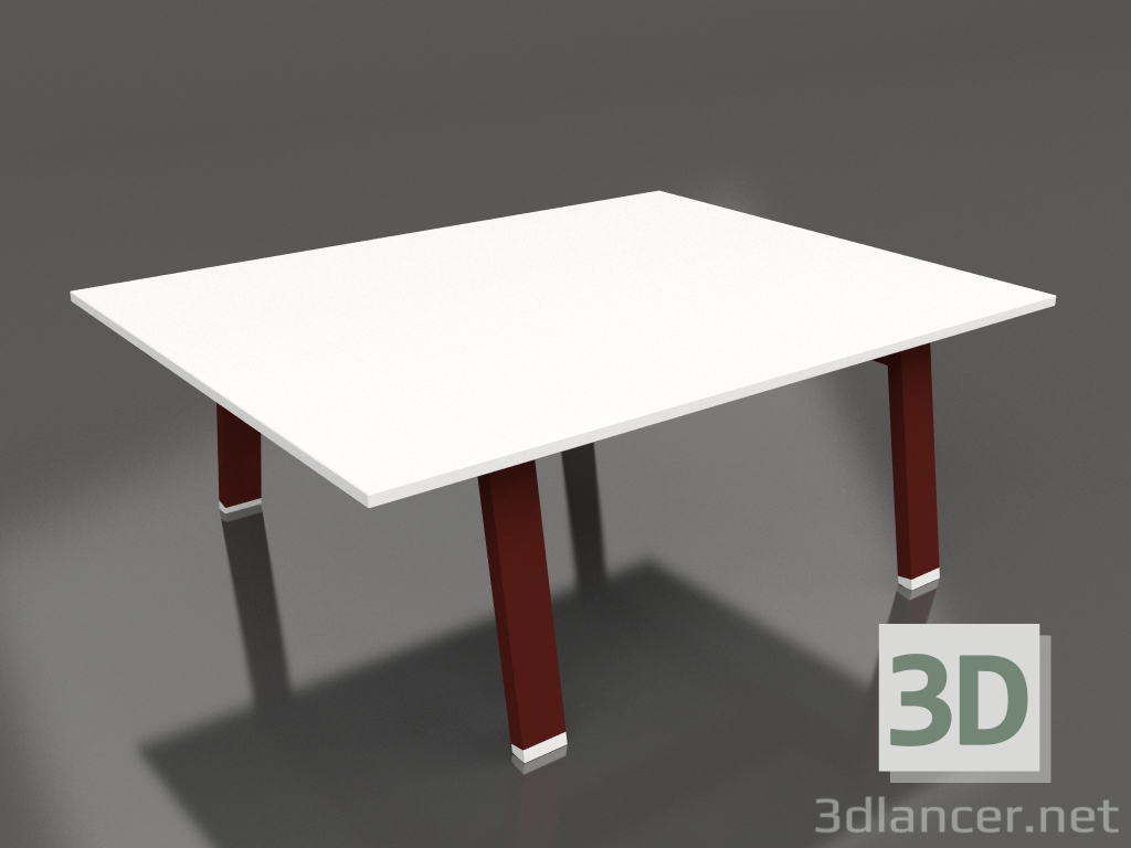 3d model Coffee table 90 (Wine red, Phenolic) - preview