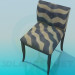 3d model Striped chair - preview