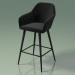 3D modeli Yarım bar sandalyesi Antiba (111839, siyah) - önizleme