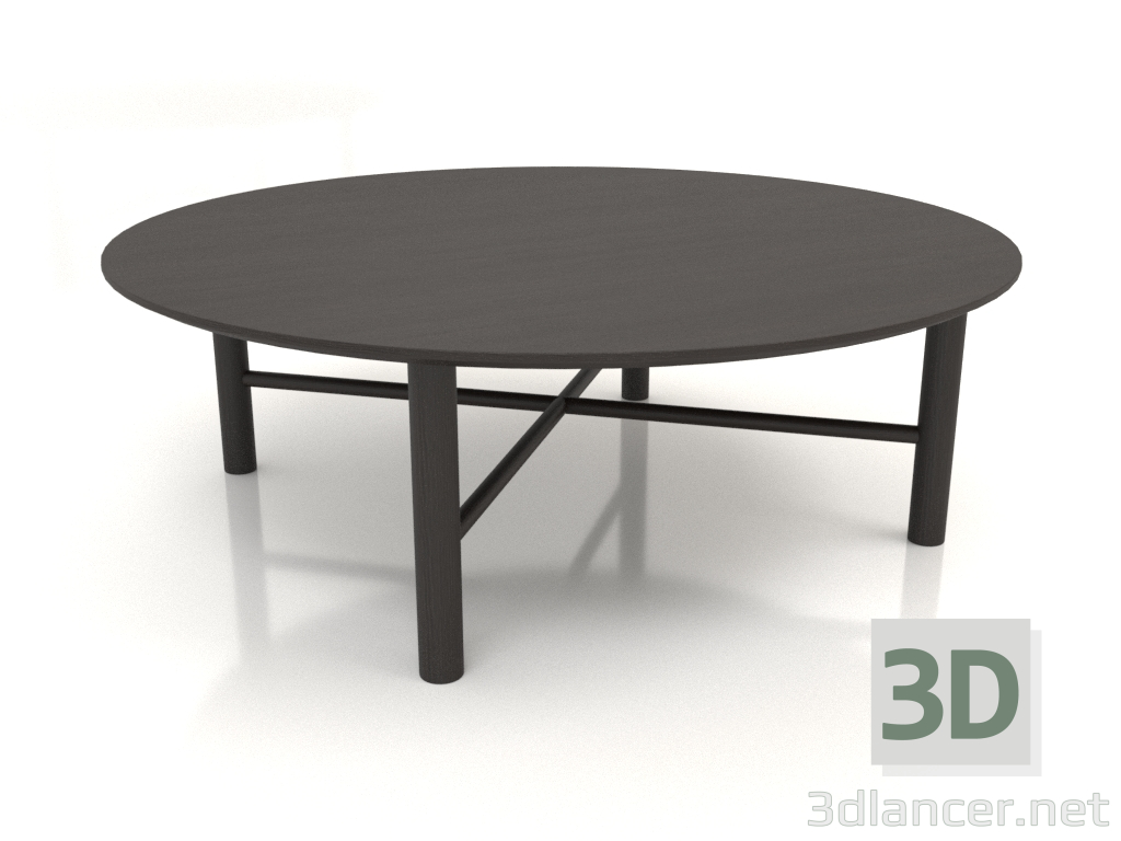modello 3D Tavolino JT 061 (opzione 2) (P=1200x400, legno marrone scuro) - anteprima
