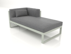 Modular sofa, section 2 right (Cement gray)