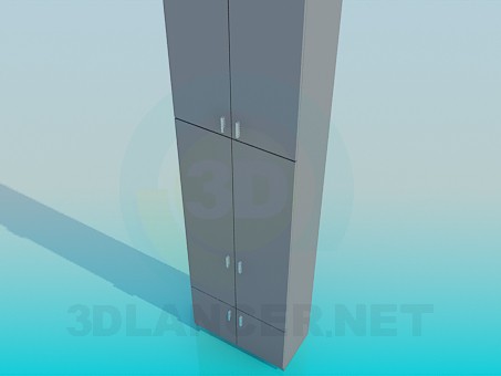 3D modeli Ofis dolap - önizleme