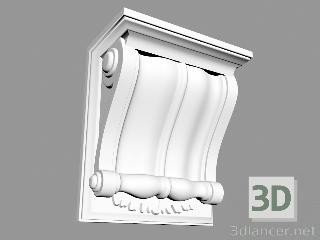 3D modeli Braket (KP6) - önizleme