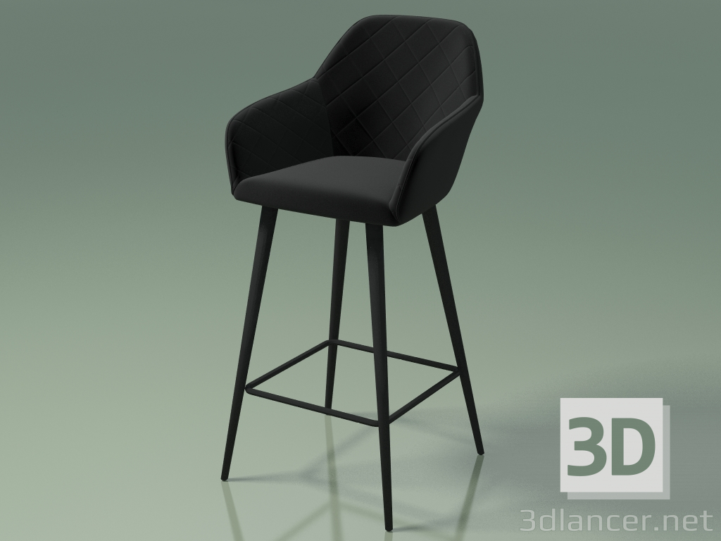 Modelo 3d Cadeira bar Antiba (111834, preta) - preview
