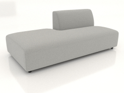 Módulo sofá 1 lugar (L) 180x90 estendido para a esquerda