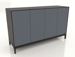 Mobile TV FARGO con frontali fresati 1600x500x950 mm (ardesia, rovere wengé, opzione 4)