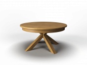 Round folding table solid oak (round folding table made of solid oak)