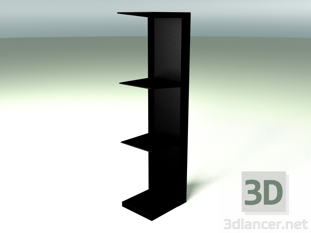 3D Modell Boxen mit Regalen 6418 + 6420 (132,5 cm) - Vorschau