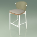 3d model Bar stool 050 (Olive, Metal Milk, Teak) - preview