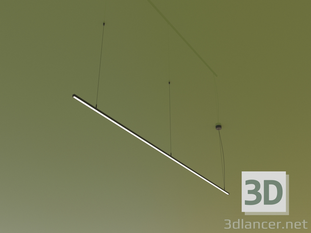 modello 3D Apparecchio LINEAR P1616 (2250 mm) - anteprima