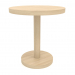 Modelo 3d Mesa de jantar DT 012 (D=700x750, madeira branca) - preview
