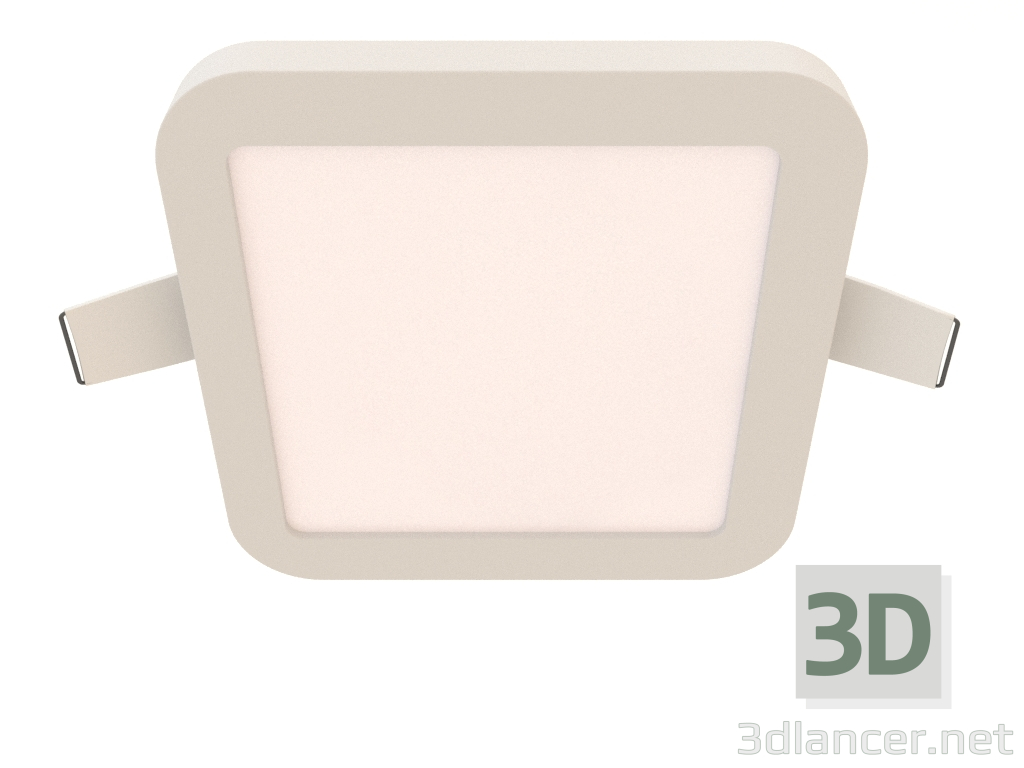 Modelo 3d Luminária de encastrar (C0190) - preview