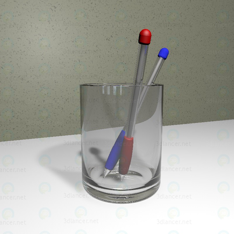 3D Modell Kugelschreiber - Vorschau