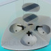 3D modeli Lavabo aynaları ile - önizleme