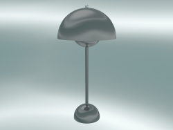 Lámpara de mesa Flowerpot (VP3, Ø23cm, H 50cm, acero inoxidable pulido)