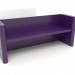 3d model Bench VK 07 (1800x524x750, purple) - preview