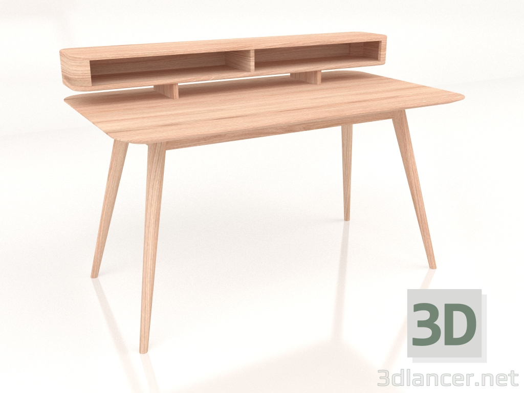 modello 3D Tavolo da lavoro Stafa con ripiano 140 - anteprima