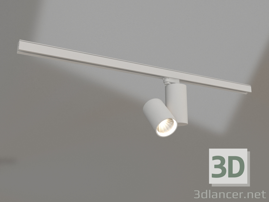 modello 3D Lampada SP-POLO-TRACK-TURN-R85-15W Day4000 (WH-WH, 40°) - anteprima