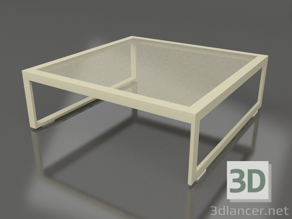 modello 3D Tavolino 90 (Oro) - anteprima