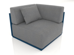 Seção 6 do módulo do sofá (azul cinza)