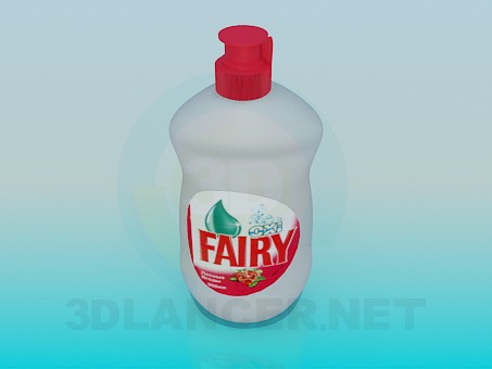 3D Modell Flasche Fairy - Vorschau