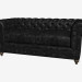 3d модель Сучасний шкіряний диван 77 '' CLUB LEATHER SOFA (7842-3010 ST) – превью