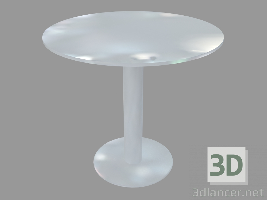 3D Modell Esstisch (weiß lackiert D80) - Vorschau