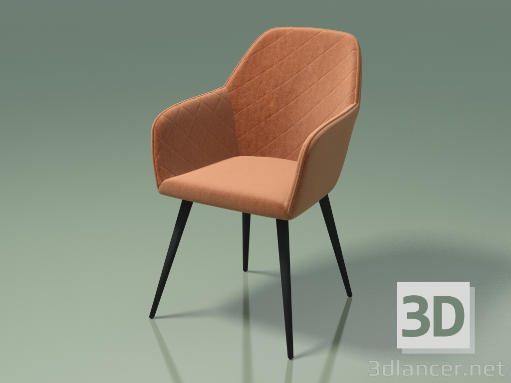 3D Modell Sessel Antiba (112923, Cognac) - Vorschau