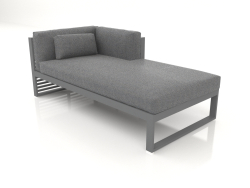 Modular sofa, section 2 right (Anthracite)