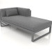 3d model Modular sofa, section 2 right (Anthracite) - preview