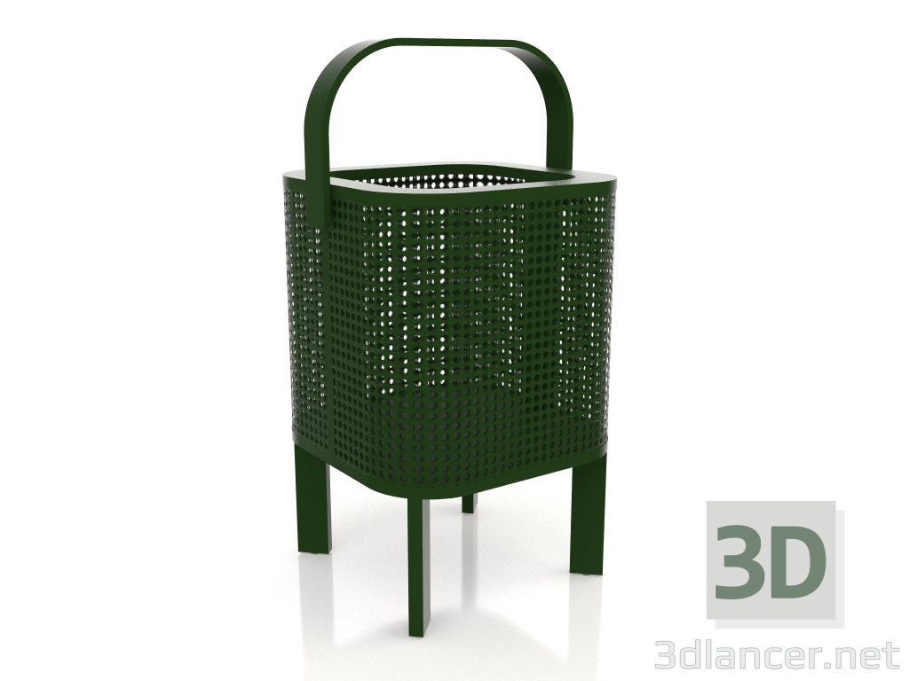 3d model Box for candles 1 (Bottle green) - preview