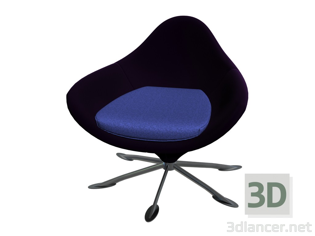 3d model Armchair Poltrone Astra - preview
