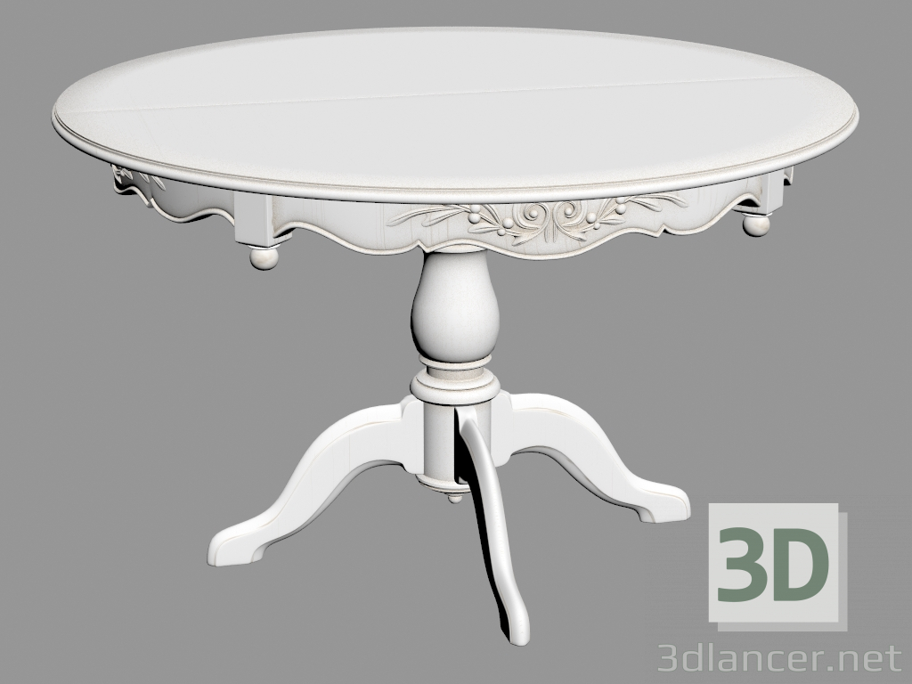 modèle 3D table pliante (PPtl) - preview