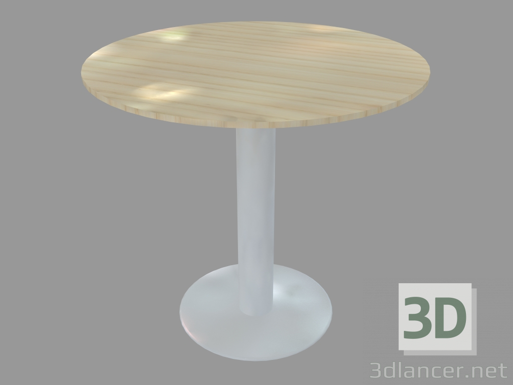 3D Modell Esstisch (Esche D80) - Vorschau