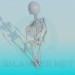 3D Modell Menschliches Skelett - Vorschau