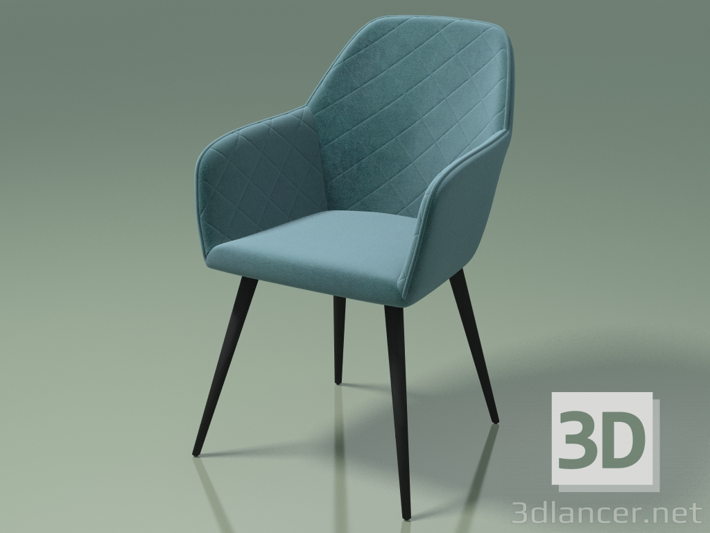 modèle 3D Fauteuil Antiba (112922, vert azur) - preview