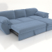 3 डी मॉडल सोफा-बेड बड़ा लाउंज (विस्तारित) - पूर्वावलोकन